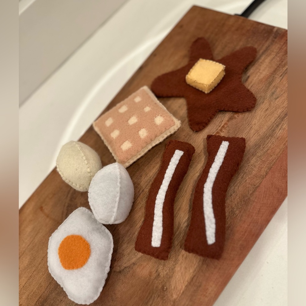 Hand Sewn Felt Breakfast Set